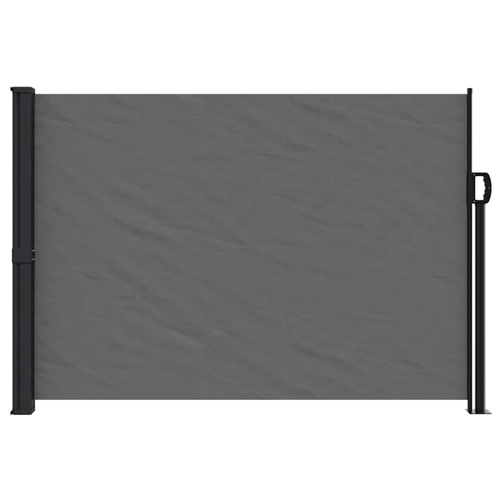 vidaXL Ausziehbare Seitenmarkise Anthrazit 140x600 cm