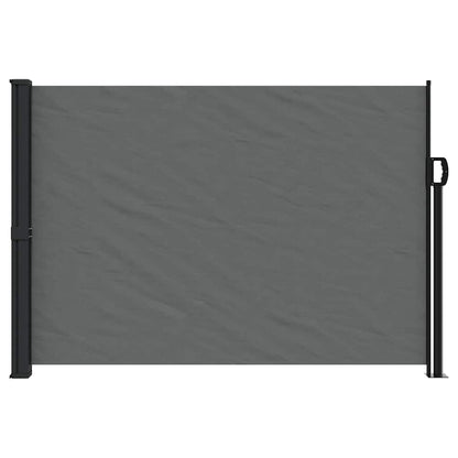 vidaXL Ausziehbare Seitenmarkise Anthrazit 140x600 cm