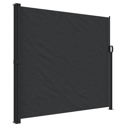 Store latéral escamotable vidaXL noir 180x600 cm