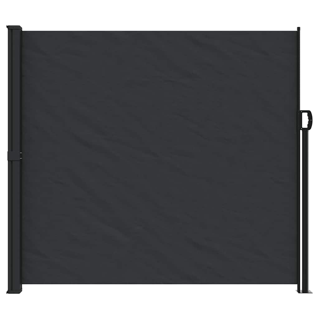 Store latéral escamotable vidaXL noir 180x600 cm