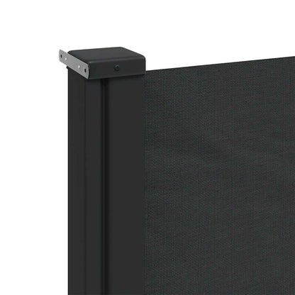 Store latéral escamotable vidaXL noir 180x600 cm