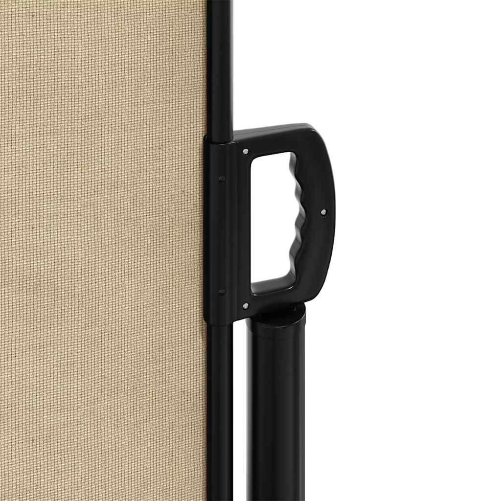 vidaXL Seitenmarkise Ausziehbar Beige 180x600 cm