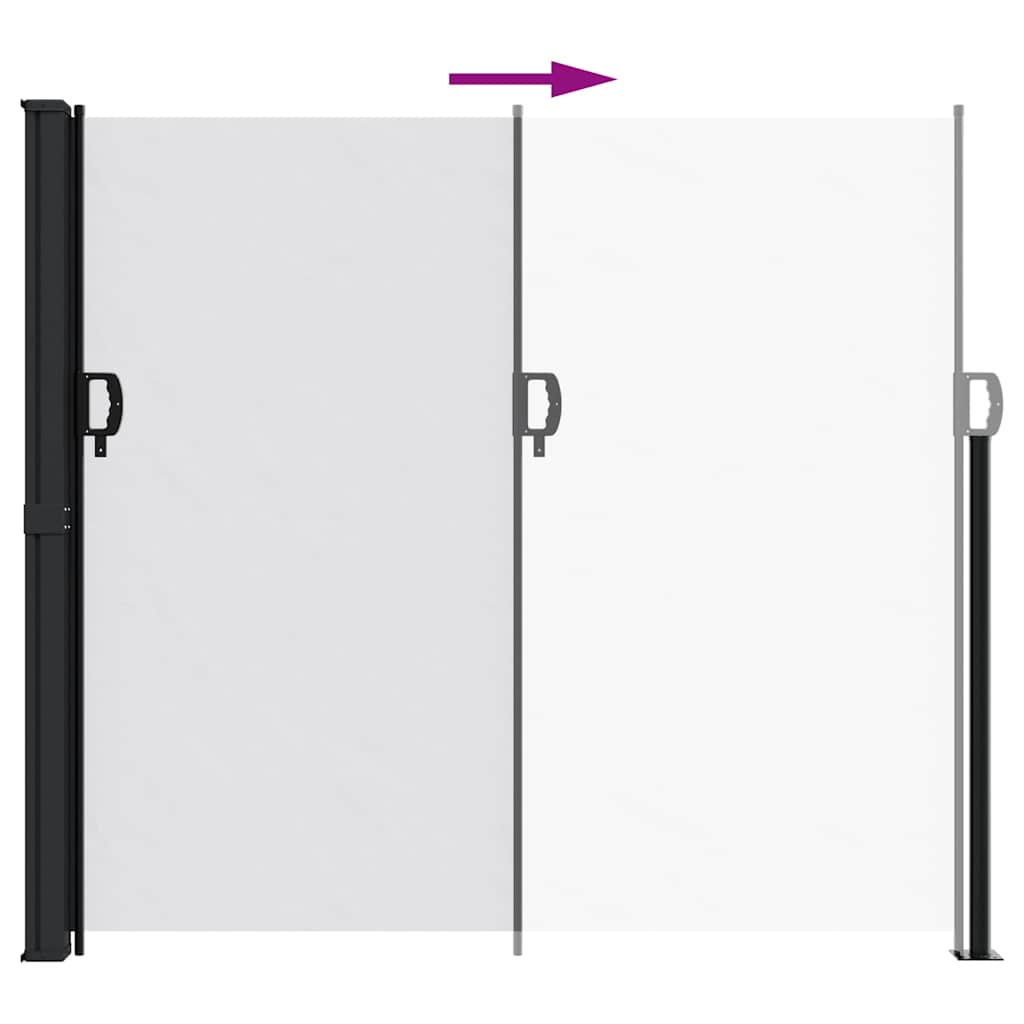 vidaXL Store latéral rétractable blanc 180x600 cm