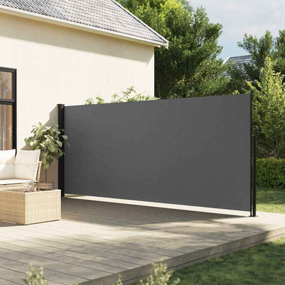 Store latéral vidaXL extensible anthracite 180x600 cm