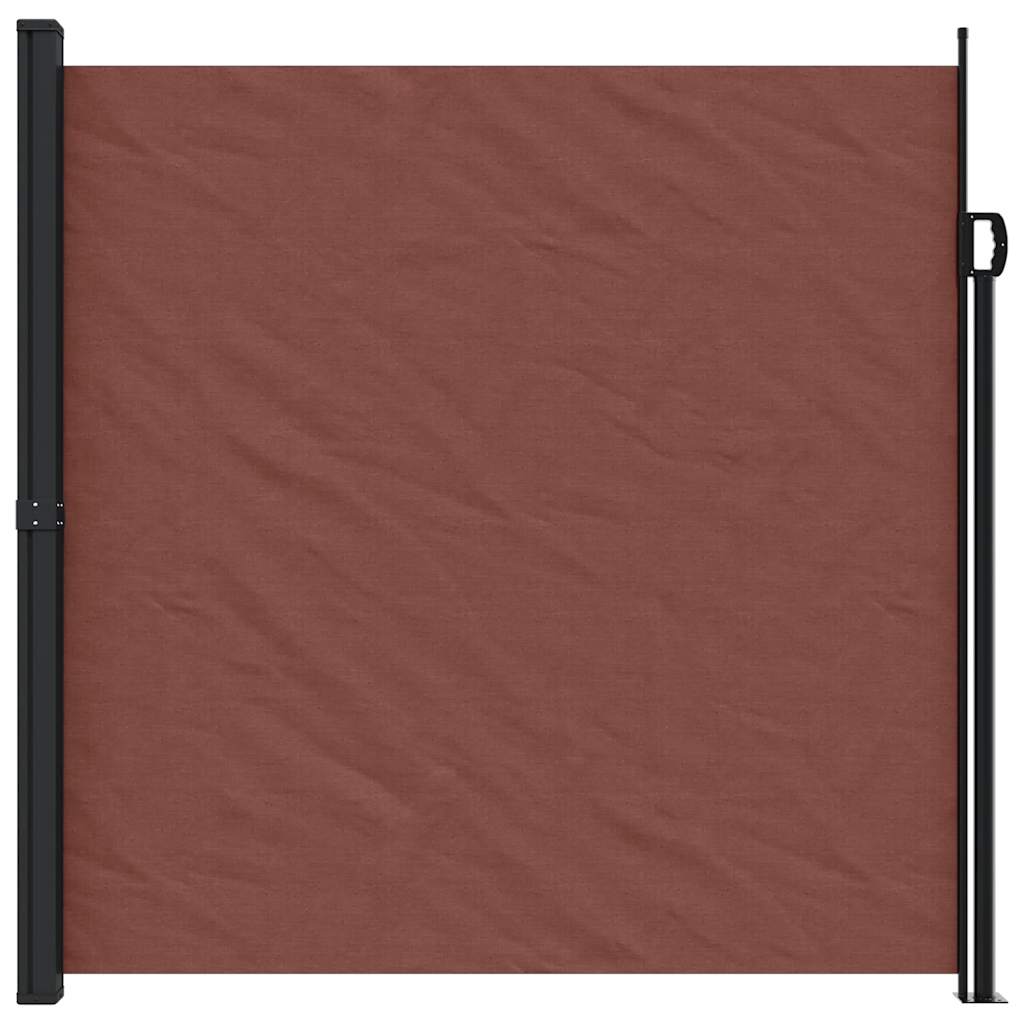 vidaXL Seitenmarkise Ausziehbar Braun 200x600 cm