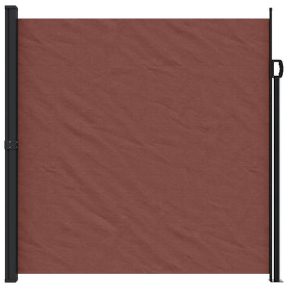 vidaXL Seitenmarkise Ausziehbar Braun 200x600 cm