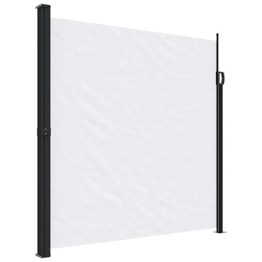 vidaXL Seitenmarkise Ausziehbar Weiß 200x600 cm