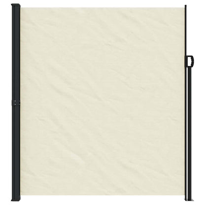 vidaXL Seitenmarkise Ausziehbar Creme 220x600 cm