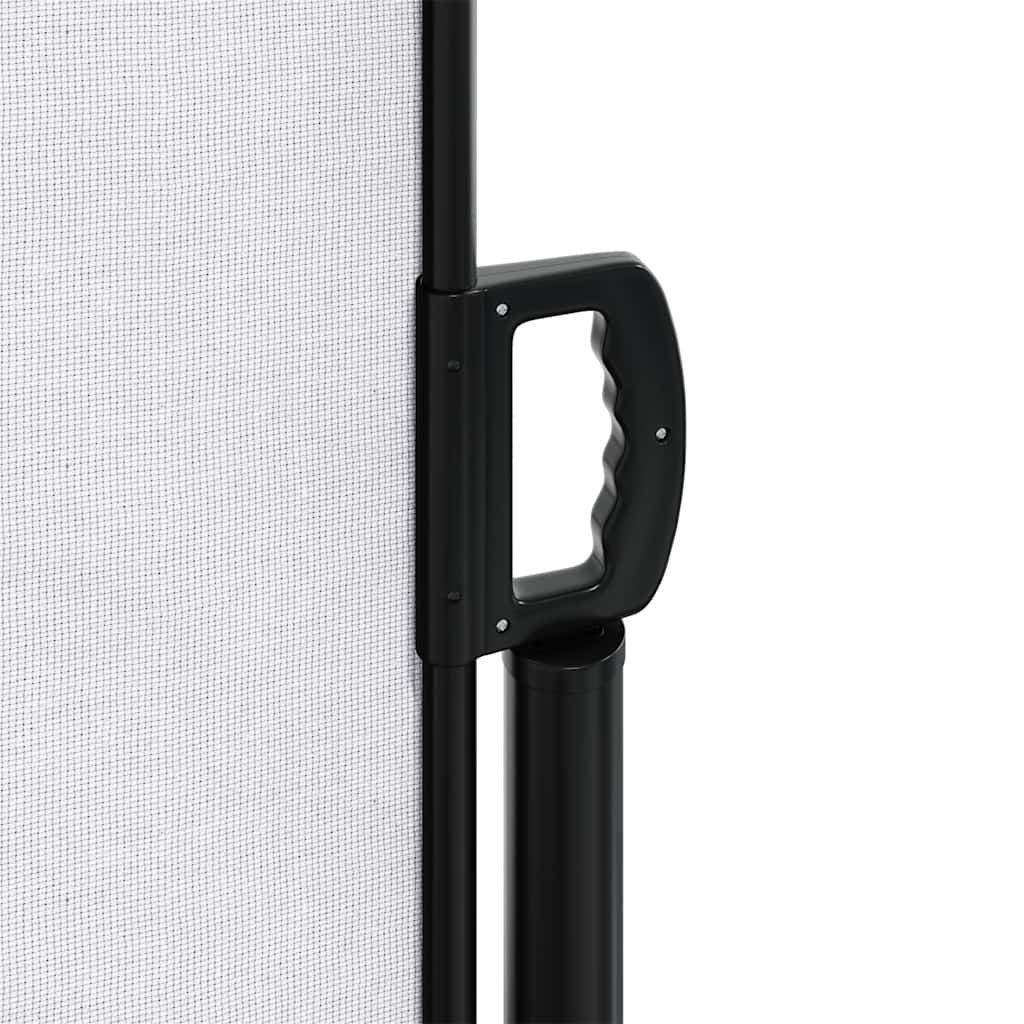 vidaXL Seitenmarkise Ausziehbar Weiß 220x600 cm