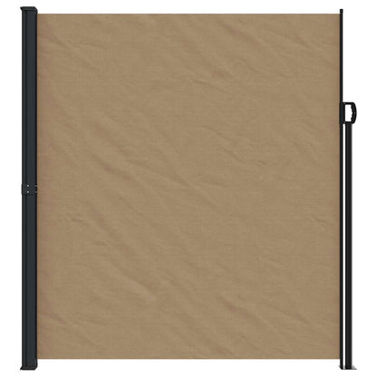 vidaXL Seitenmarkise Ausziehbar Taupe 220x600 cm