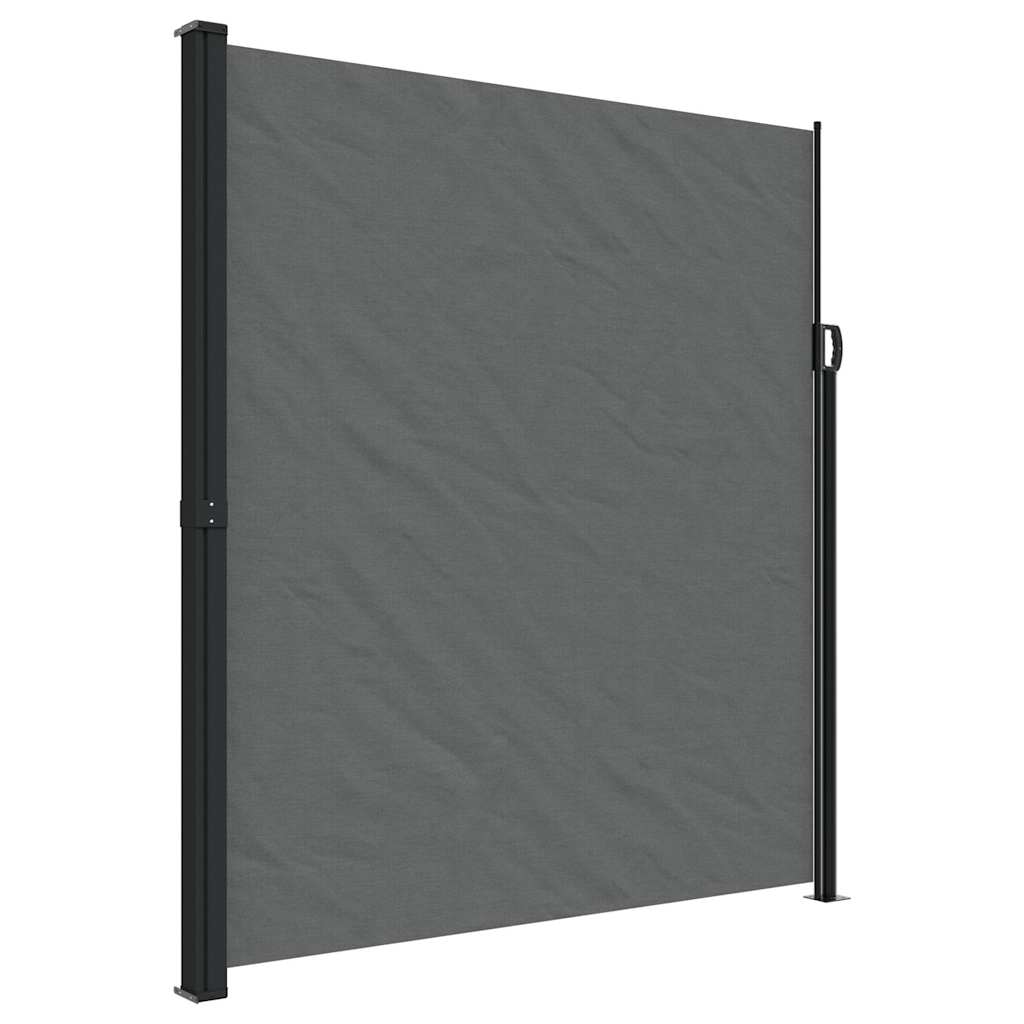 Store latéral rétractable vidaXL Anthracite 220x600 cm