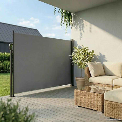 Store latéral rétractable vidaXL Anthracite 220x600 cm