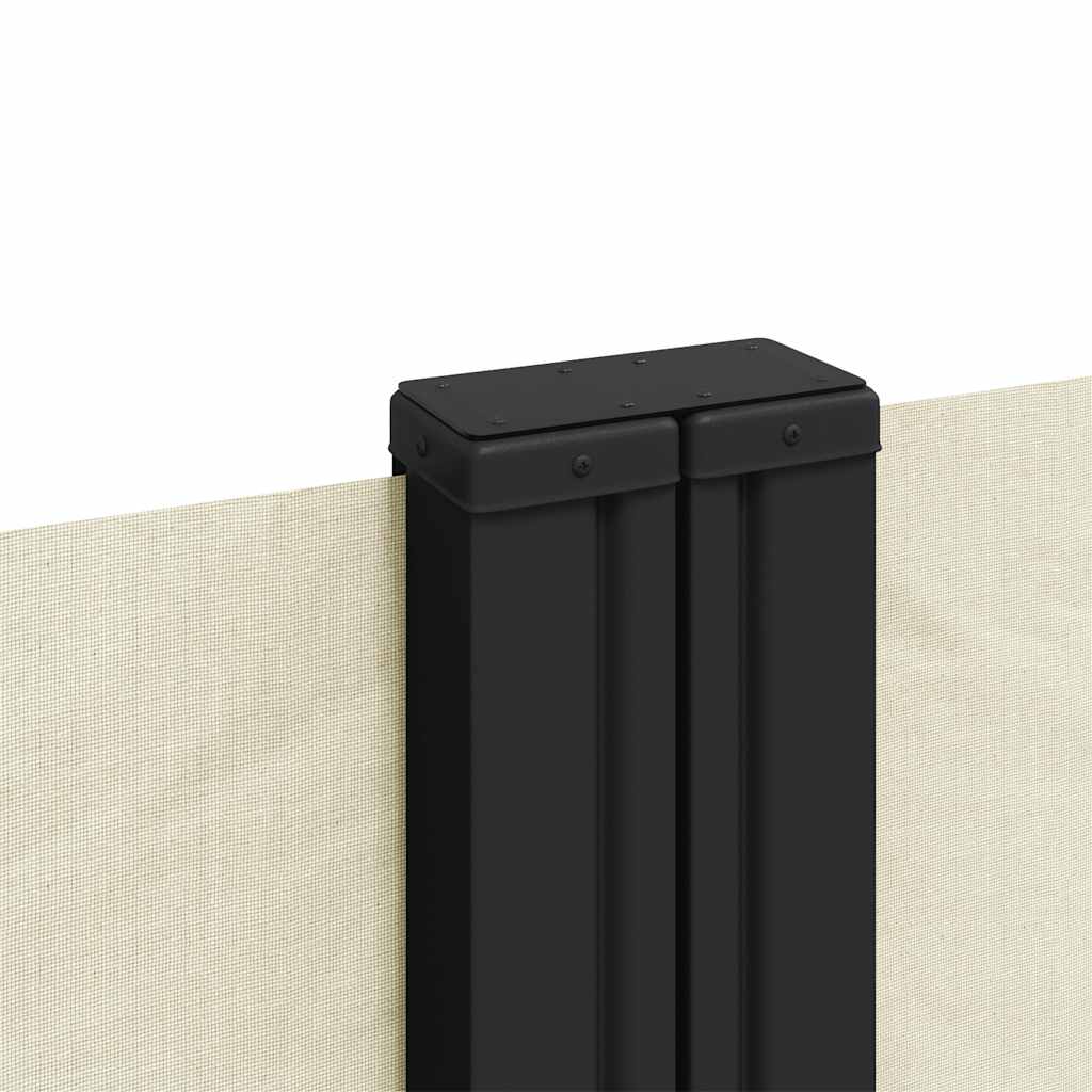 vidaXL Seitenmarkise Ausziehbar Creme 100x600 cm