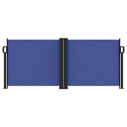 vidaXL Seitenmarkise Ausziehbar Blau 100x600 cm