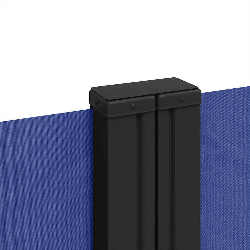 vidaXL Seitenmarkise Ausziehbar Blau 100x600 cm