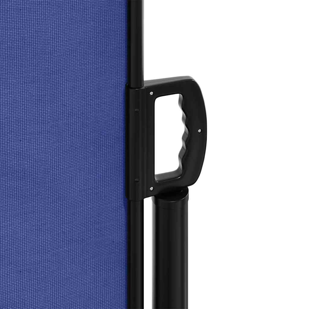 vidaXL Seitenmarkise Ausziehbar Blau 100x600 cm
