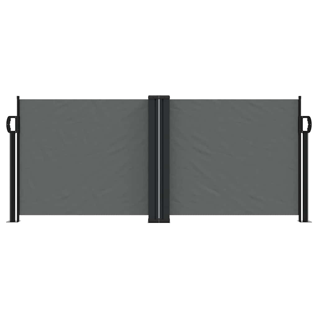 vidaXL Seitenmarkise Ausziehbar Anthrazit 100x600 cm