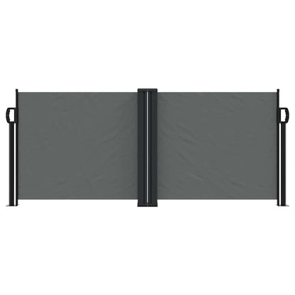 vidaXL Seitenmarkise Ausziehbar Anthrazit 100x600 cm