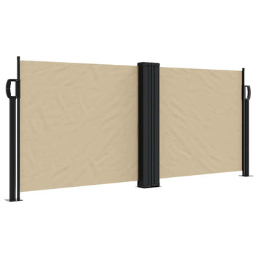 Store latéral vidaXL rétractable beige 100x600 cm