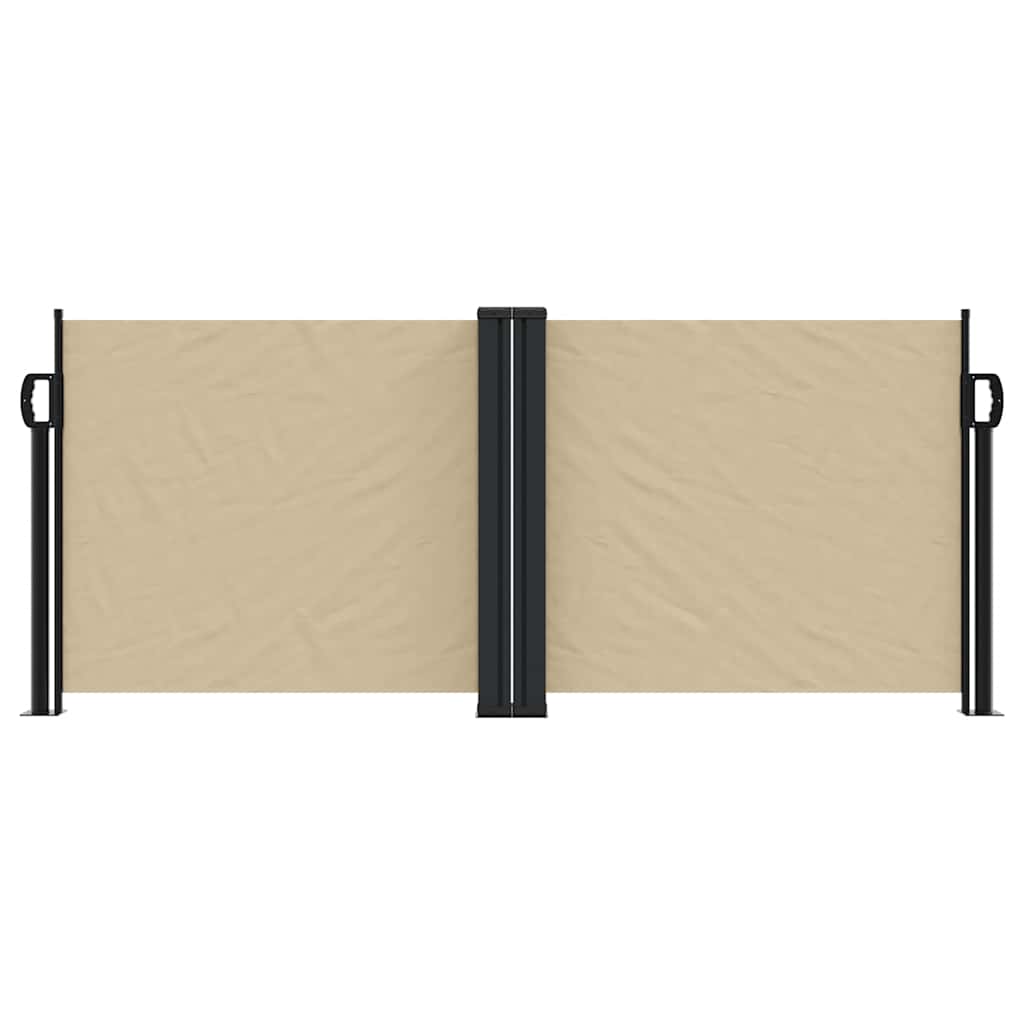 Store latéral vidaXL rétractable beige 100x600 cm