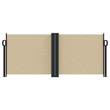Store latéral vidaXL rétractable beige 100x600 cm