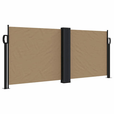 Store latéral escamotable vidaXL taupe 100x600 cm