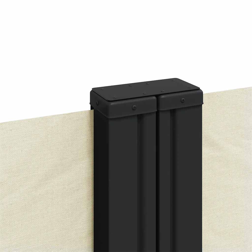 vidaXL Seitenmarkise Ausziehbar Creme 120x600 cm