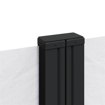 vidaXL Seitenmarkise Ausziehbar Weiß 120x600 cm