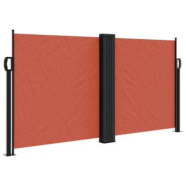 vidaXL Store latéral rétractable Terracotta 120x600 cm