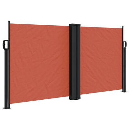 vidaXL Store latéral rétractable Terracotta 120x600 cm