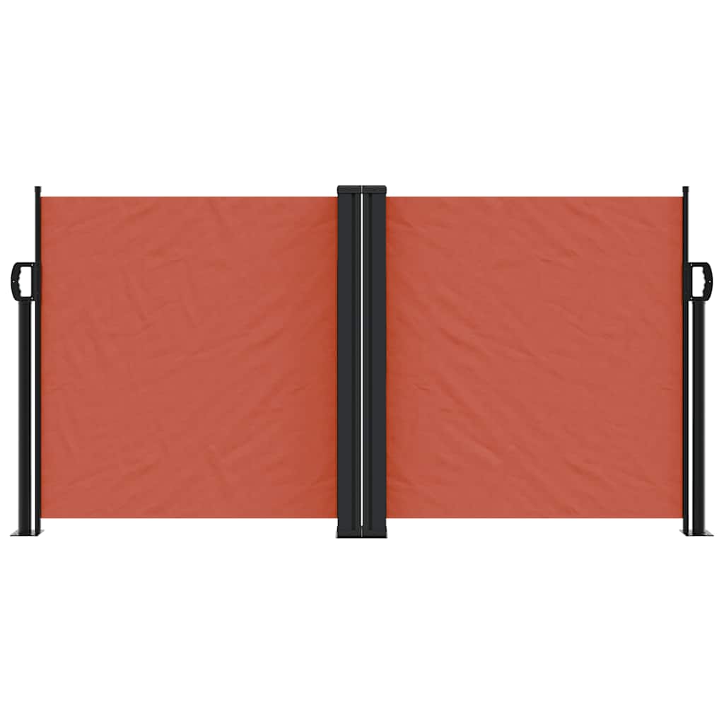 vidaXL Store latéral rétractable Terracotta 120x600 cm