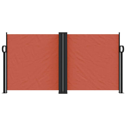 vidaXL Store latéral rétractable Terracotta 120x600 cm