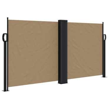 vidaXL Store latéral rétractable taupe 120x600 cm
