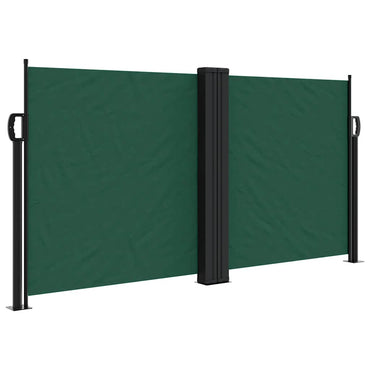 vidaXL Store latéral rétractable vert foncé 120x600 cm