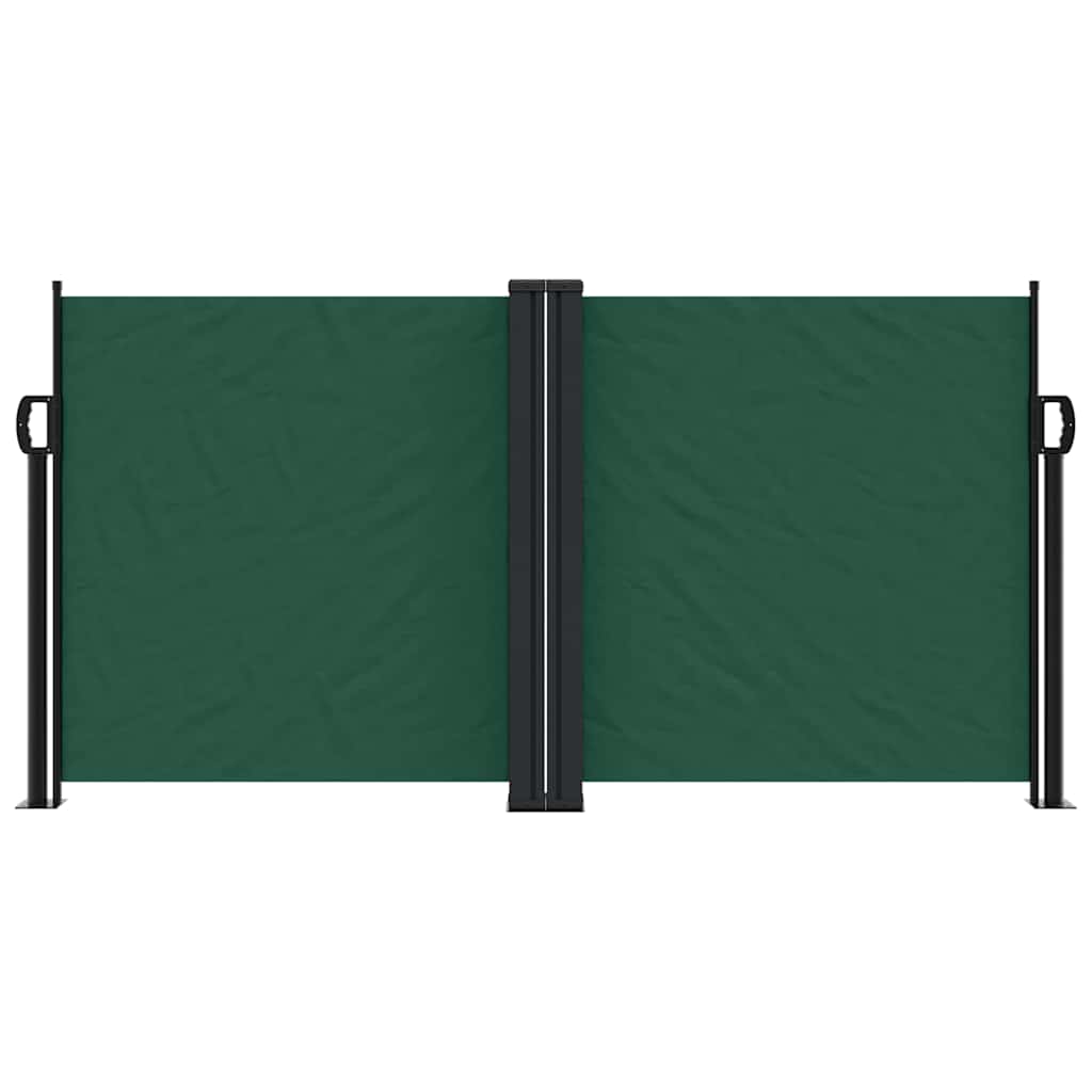 vidaXL Store latéral rétractable vert foncé 120x600 cm