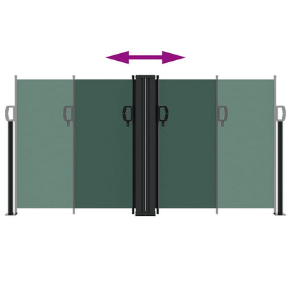 vidaXL Store latéral rétractable vert foncé 120x600 cm