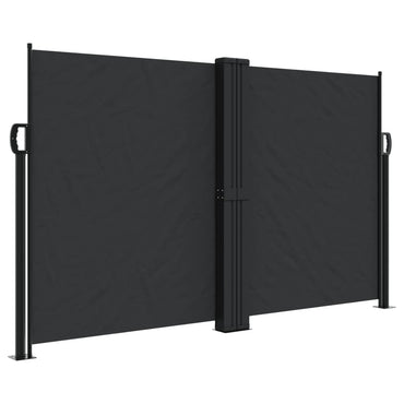 Store latéral rétractable vidaXL Noir 140x600 cm