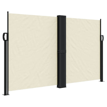 vidaXL Seitenmarkise Ausziehbar Creme 140x600 cm