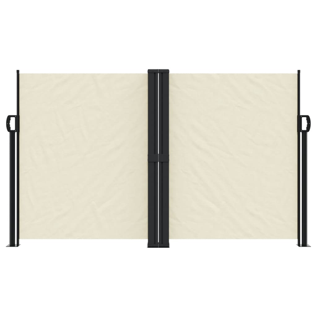 vidaXL Seitenmarkise Ausziehbar Creme 140x600 cm
