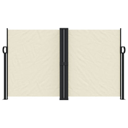 vidaXL Seitenmarkise Ausziehbar Creme 140x600 cm