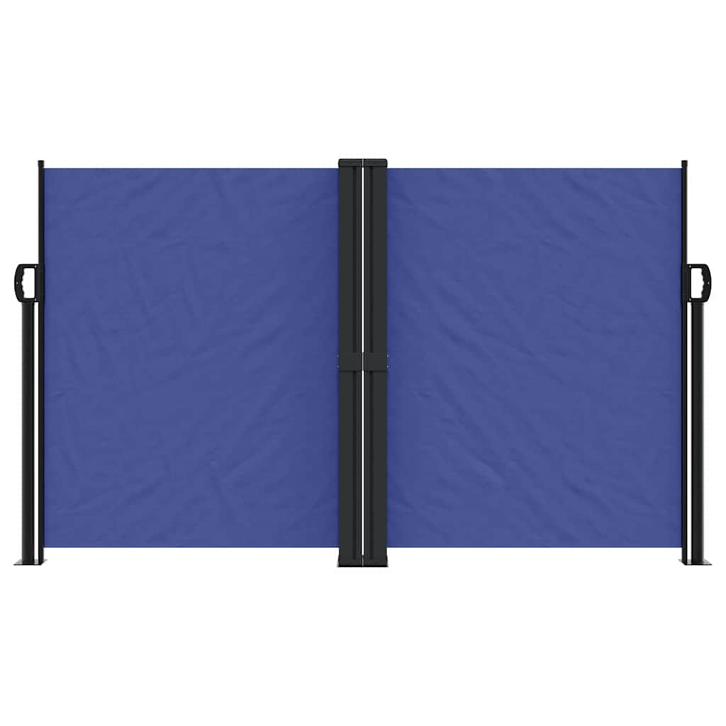 vidaXL Seitenmarkise Ausziehbar Blau 140x600 cm