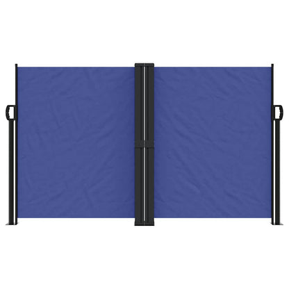 vidaXL Seitenmarkise Ausziehbar Blau 140x600 cm