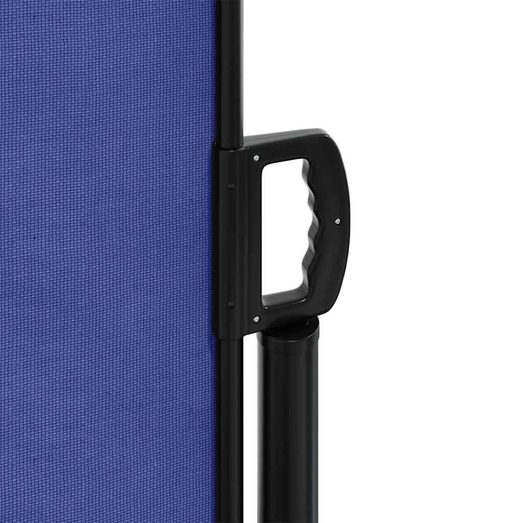 vidaXL Seitenmarkise Ausziehbar Blau 140x600 cm