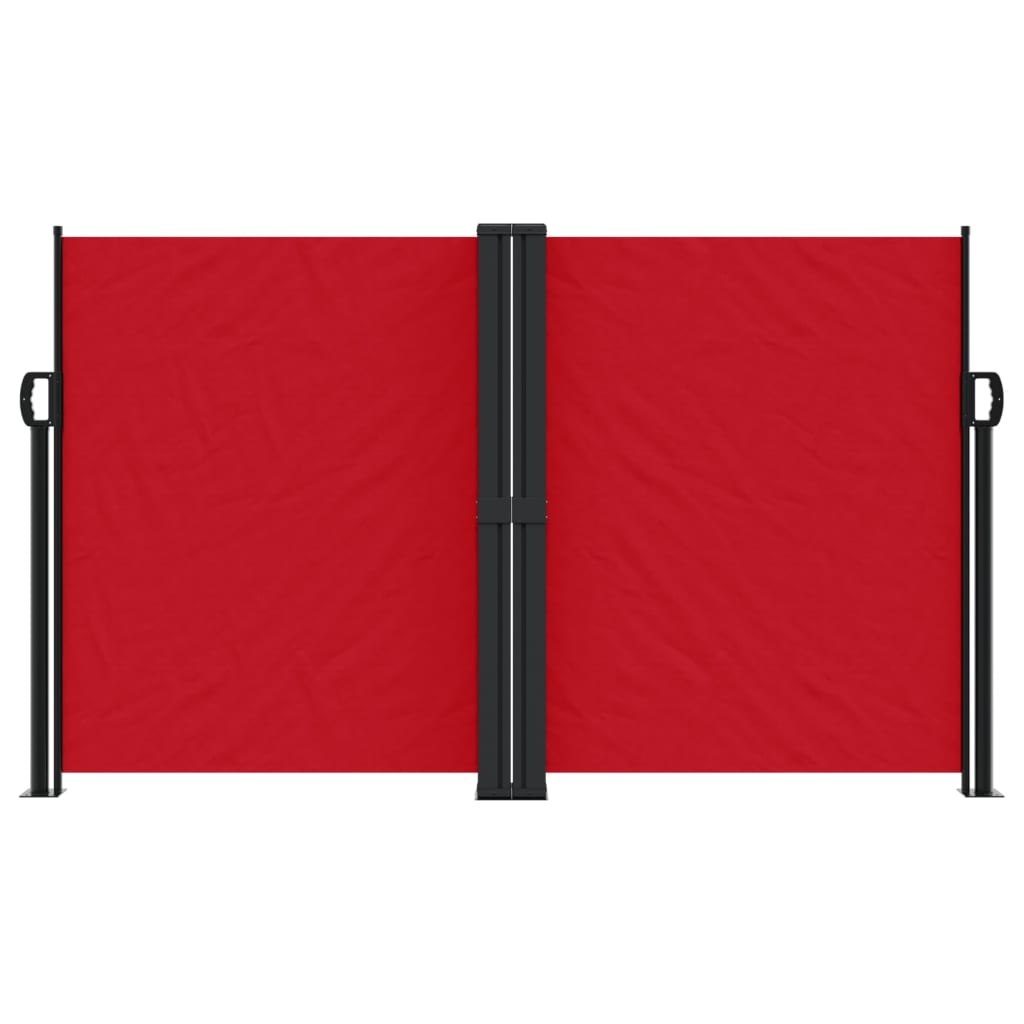 vidaXL Seitenmarkise Ausziehbar Rot 140x600 cm