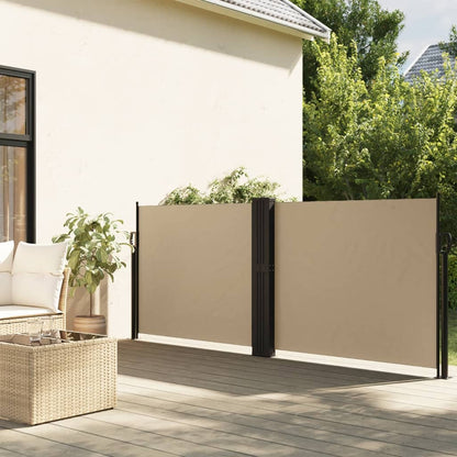 Store latéral rétractable vidaXL Beige 140x600 cm