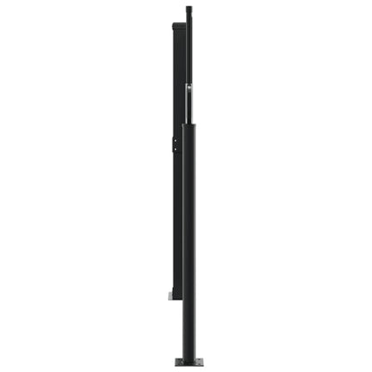 vidaXL Seitenmarkise Ausziehbar Weiß 140x600 cm