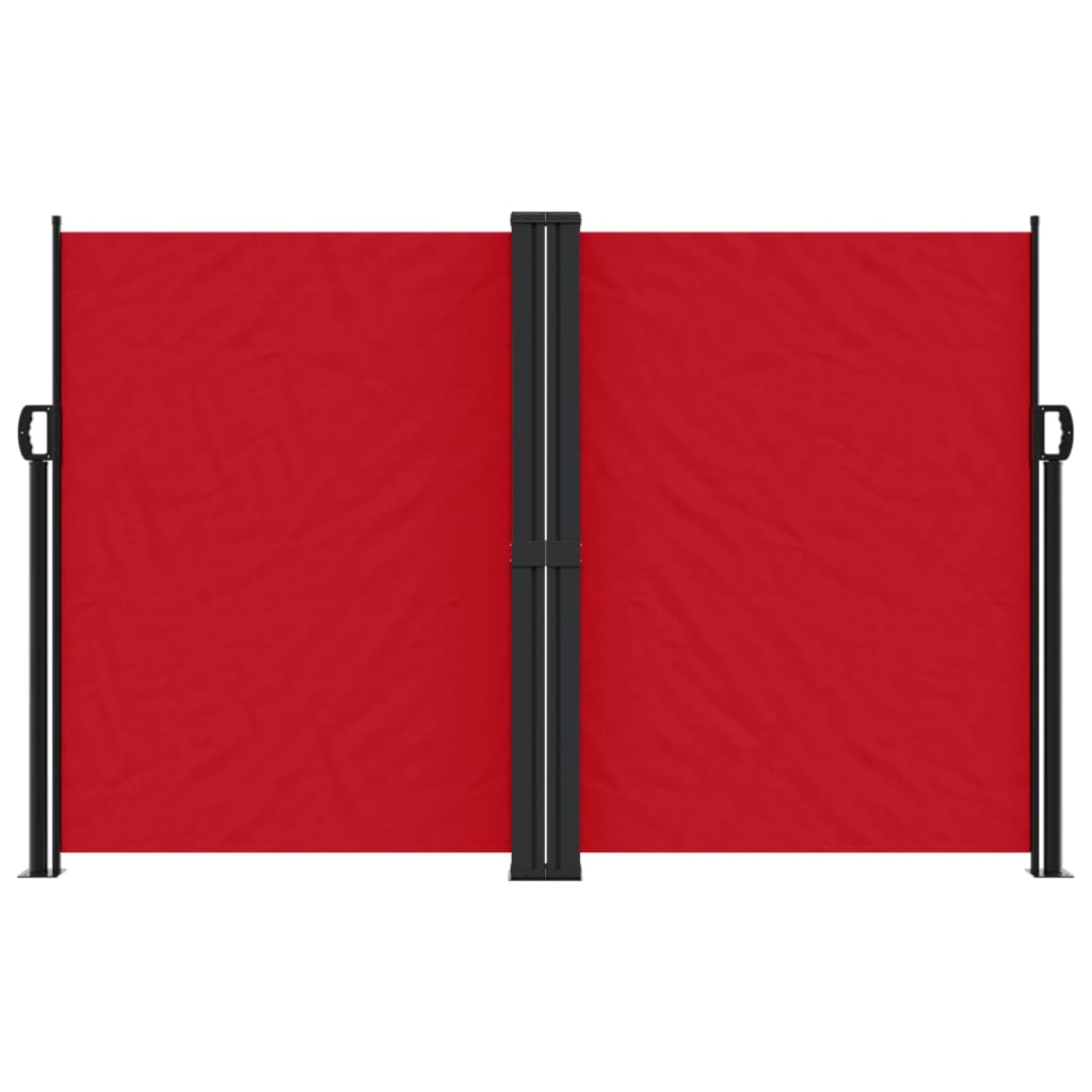 Store latéral rétractable vidaXL Rouge 160x600 cm