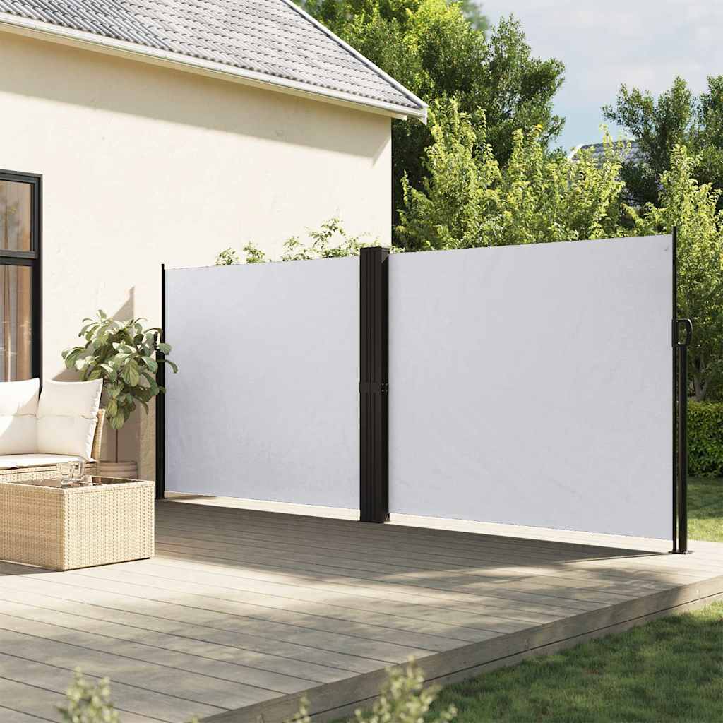 vidaXL Store latéral rétractable Blanc 160x600 cm