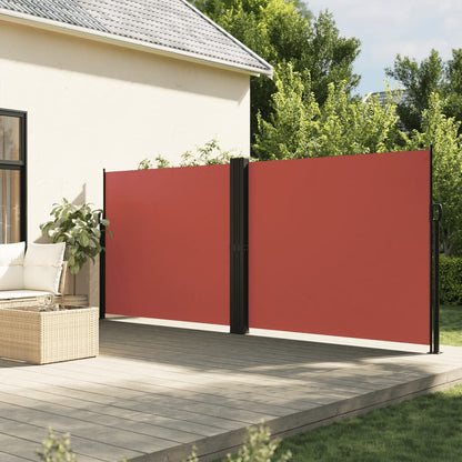 Store latéral rétractable vidaXL Rouge terre cuite 160x600 cm