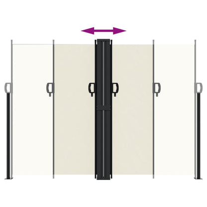 vidaXL Store latéral rétractable crème 180x600 cm